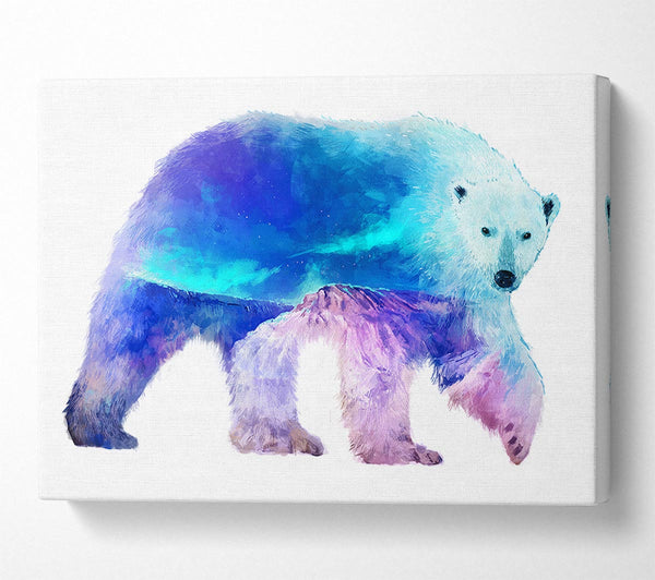  A Canvas Print of Polar Bear Glory Canvas Print