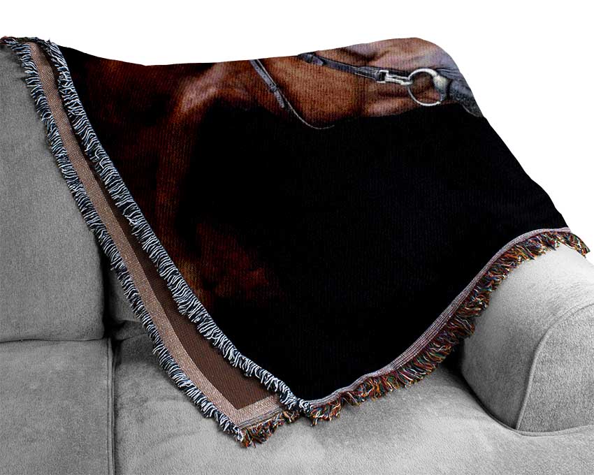 Horse Duo Woven Blanket