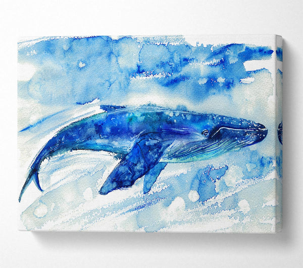  A Canvas Print of Whale Painting Canvas Art