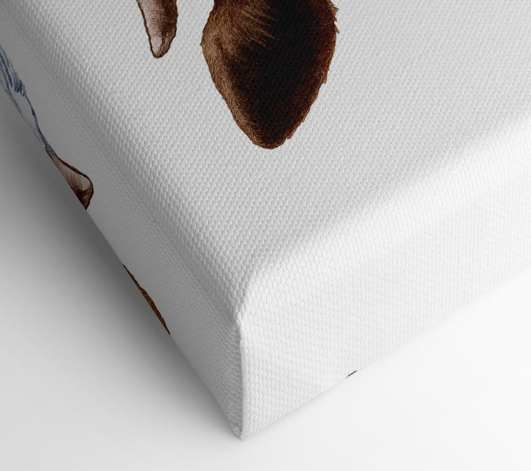  A Canvas Print of Love Cows Canvas Print