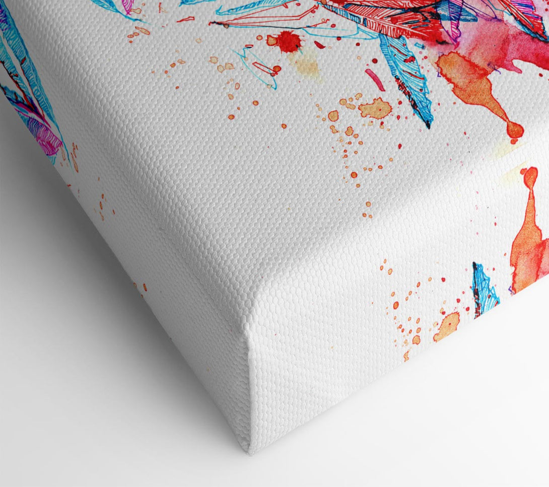  A Canvas Print of Colourful Parrot Canvas Print