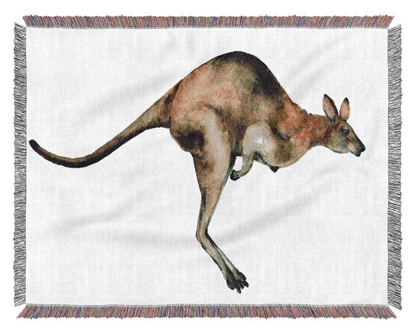 Kangaroo Hop Woven Blanket