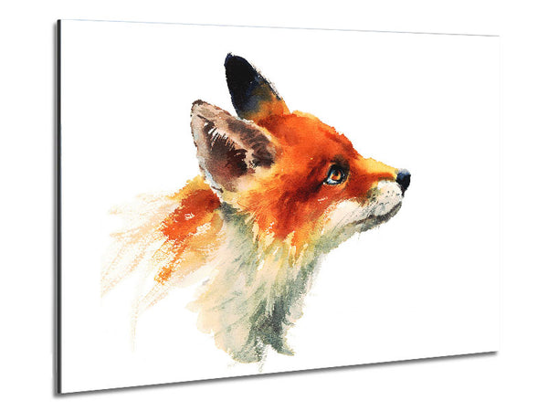 Fox Love Metal Print