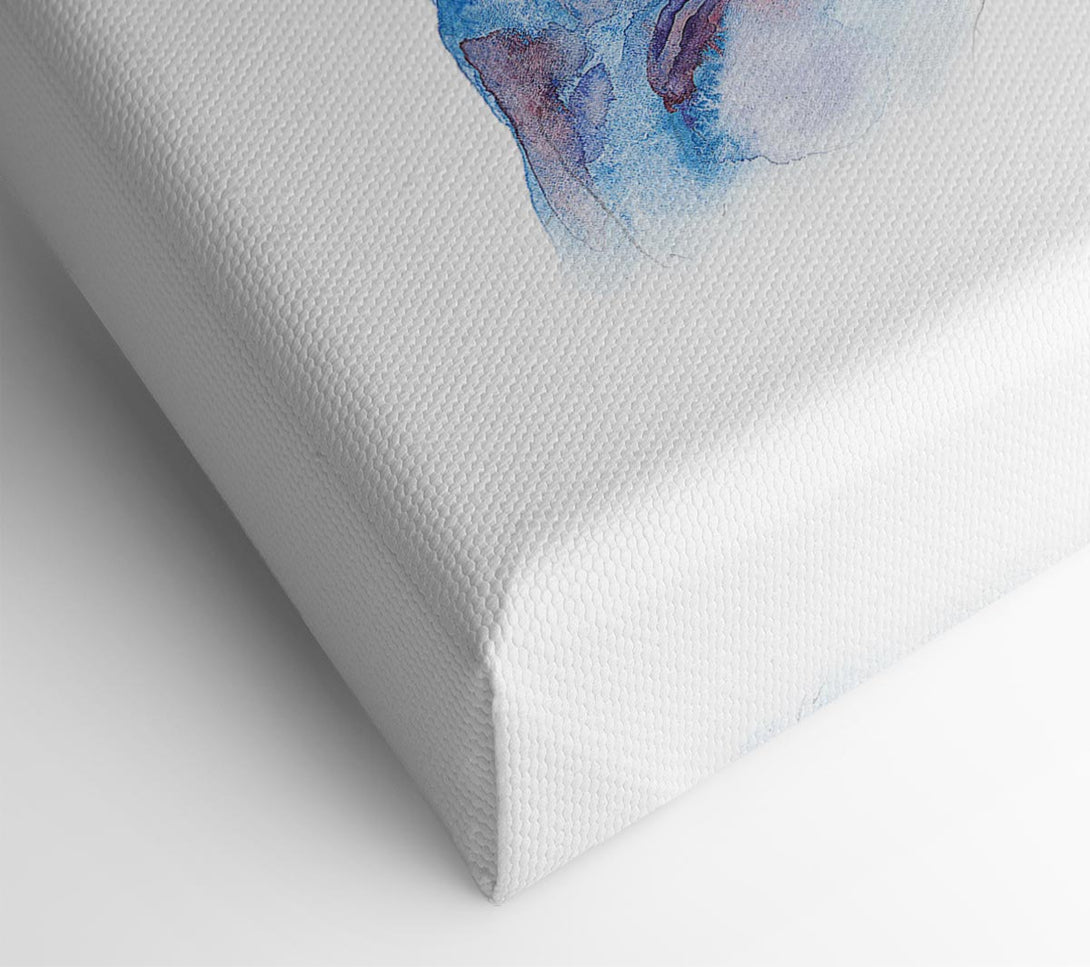  A Canvas Print of Elephant Trunk love Canvas Art