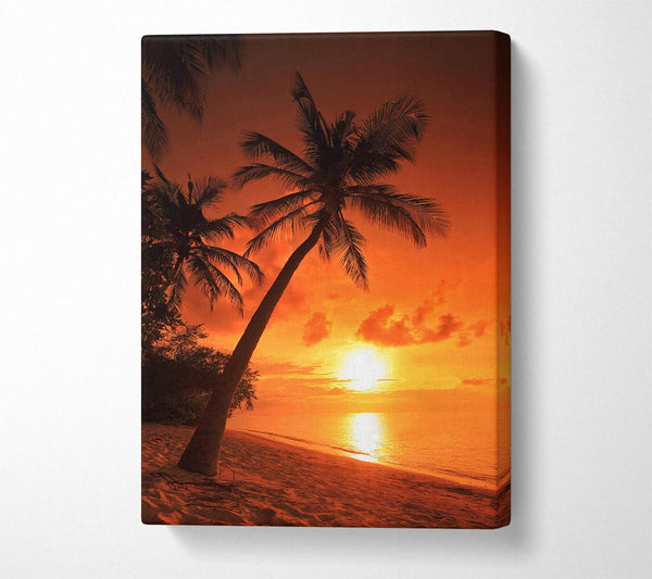  A Canvas Print of Thailand Sunset Canvas Wall Art