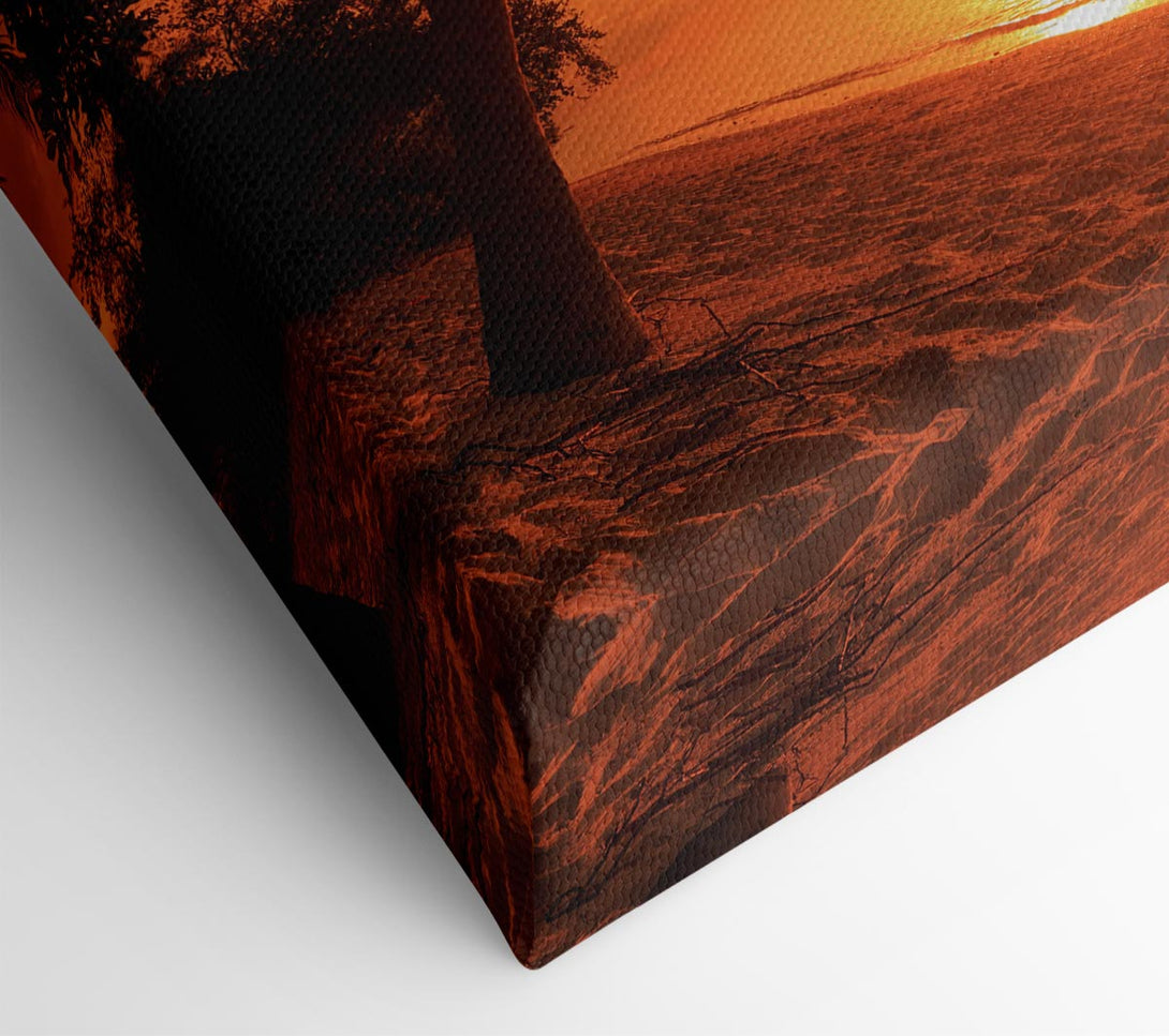  A Canvas Print of Thailand Sunset Canvas Wall Art