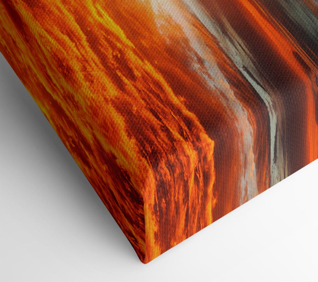  A Canvas Print of Reflections Of A Sunset Sky Canvas Art