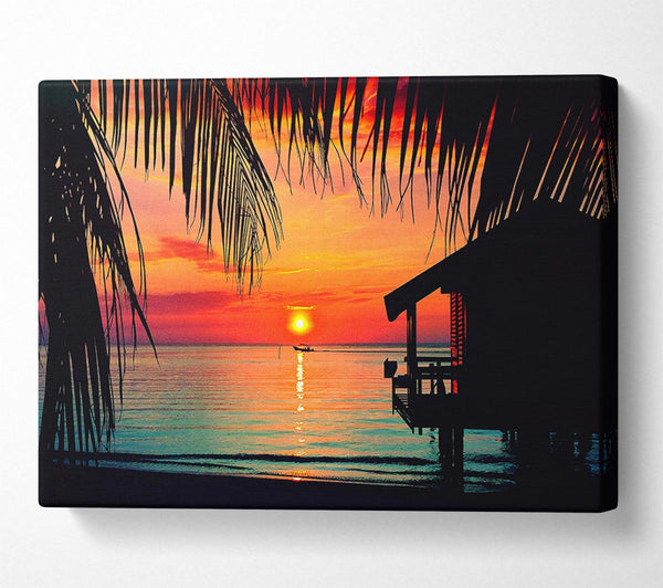  A Canvas Print of Paradise Living Canvas Print