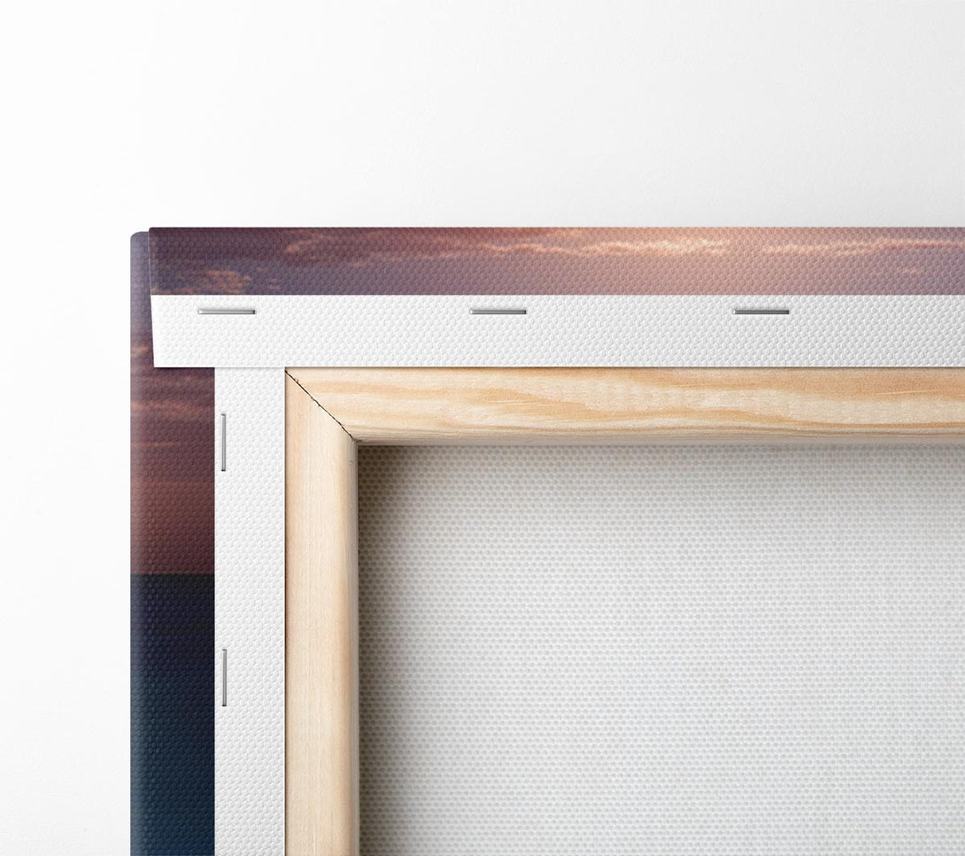  A Canvas Print of Tranquil Ocean Sun Canvas Wall Art
