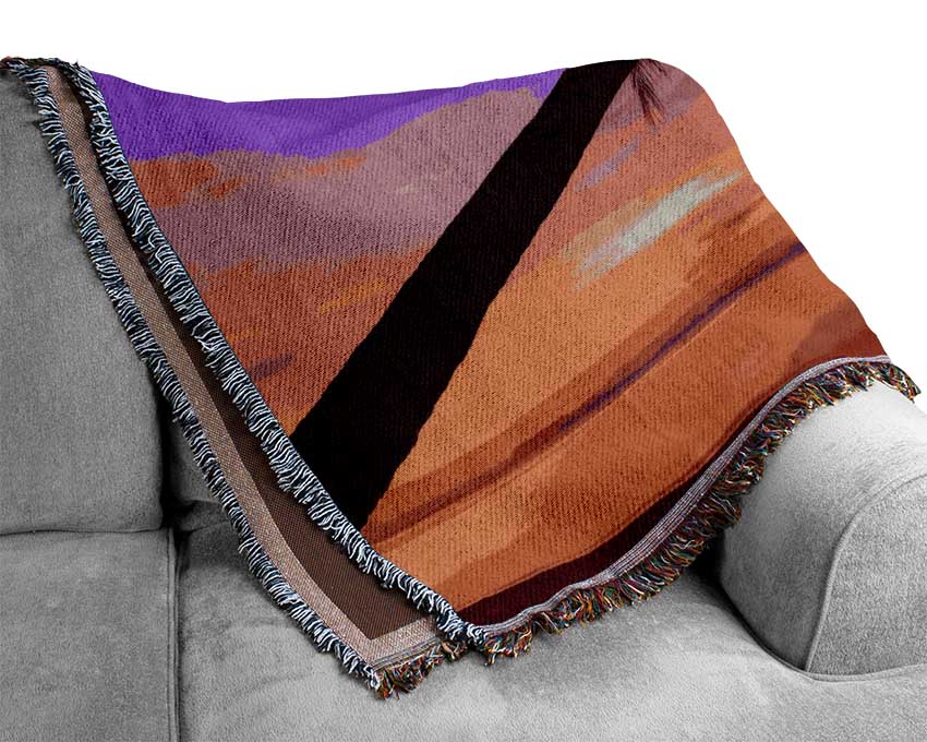 Palm Tree Skies Woven Blanket