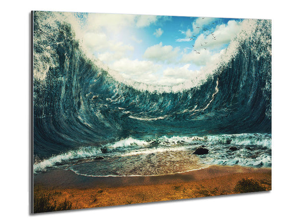 The Ocean Parts Metal Print