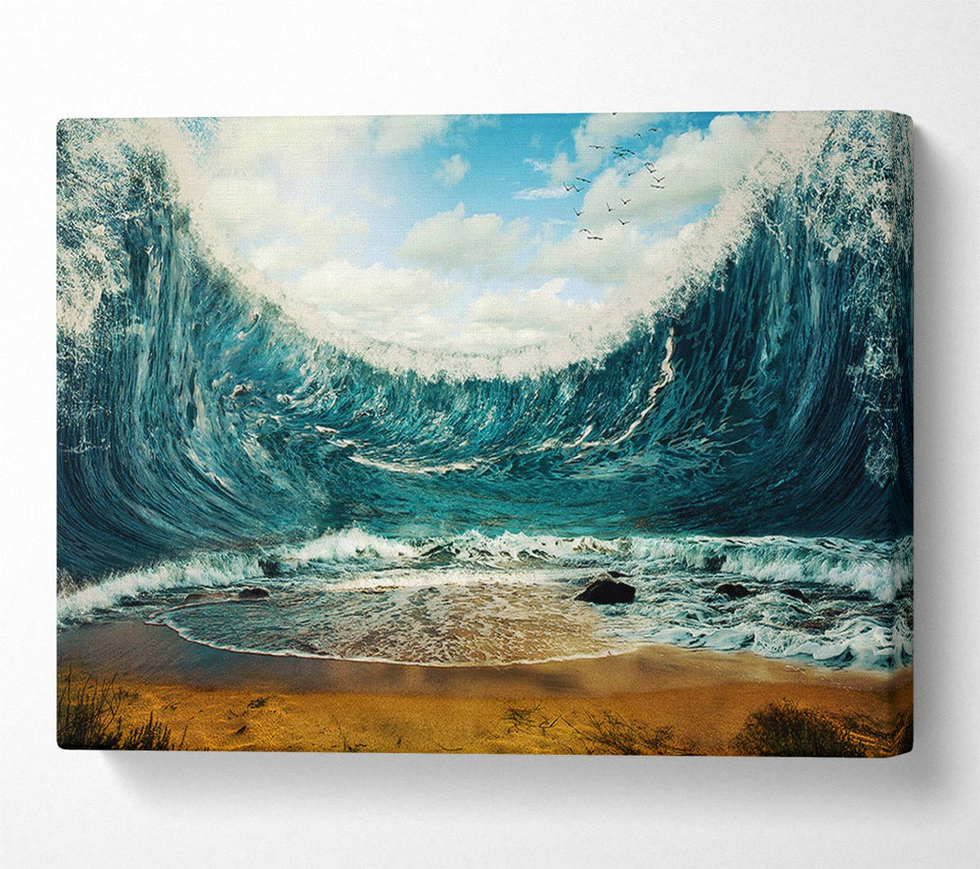  A Canvas Print of The Ocean Parts Canvas Print