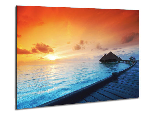 Living In Paradise Metal Print