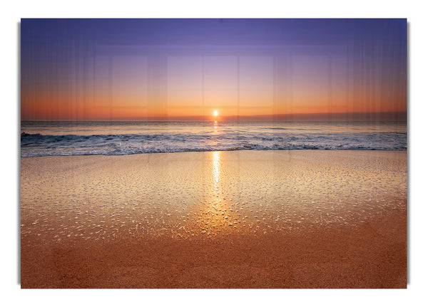 Distant Ocean Sunset