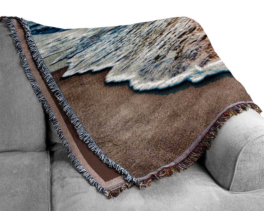 Sunset Ocean Movement Woven Blanket