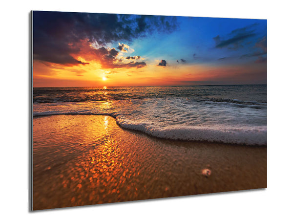 As The Waves Get Closer Metal Print