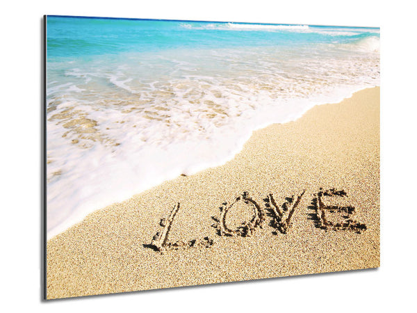 Just Love Metal Print