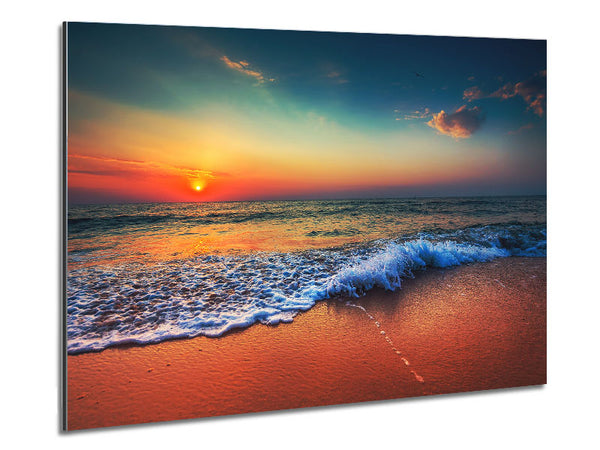 Ocean Movement Metal Print