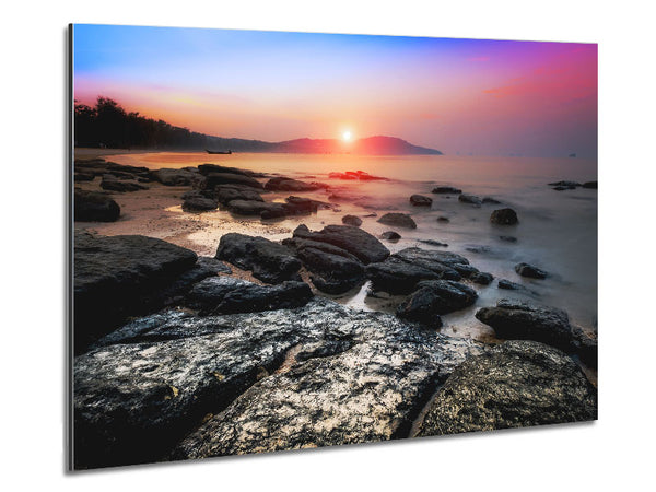 Ocean Rock Beauty Metal Print