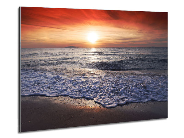 Sparkling Ocean Metal Print