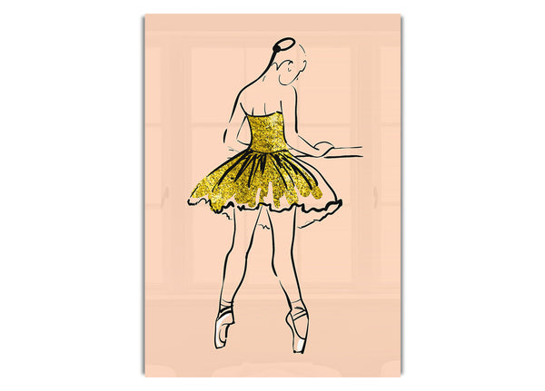 Golden Pink Ballerina 2
