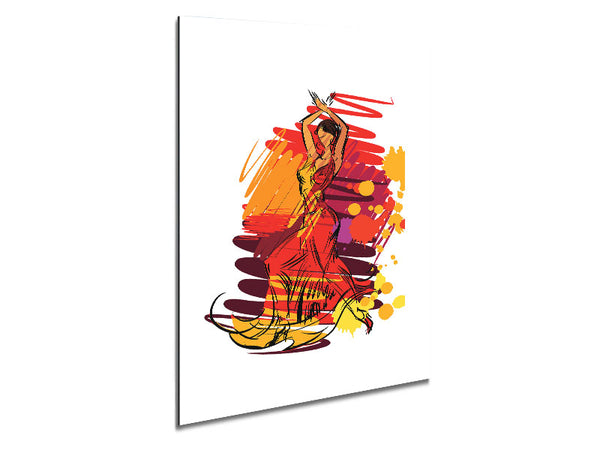 Flamenco 14 Metal Print