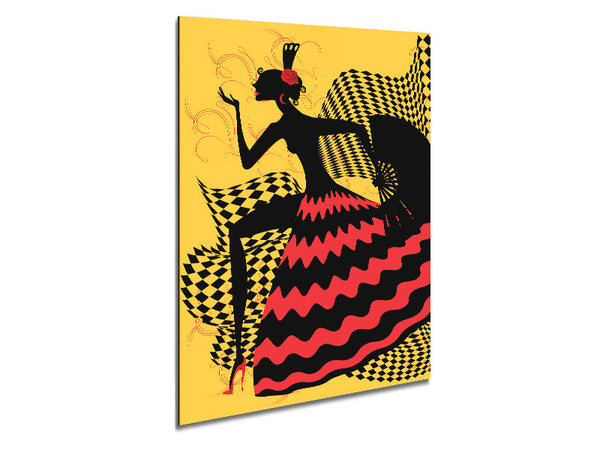 Flamenco 9 Metal Print