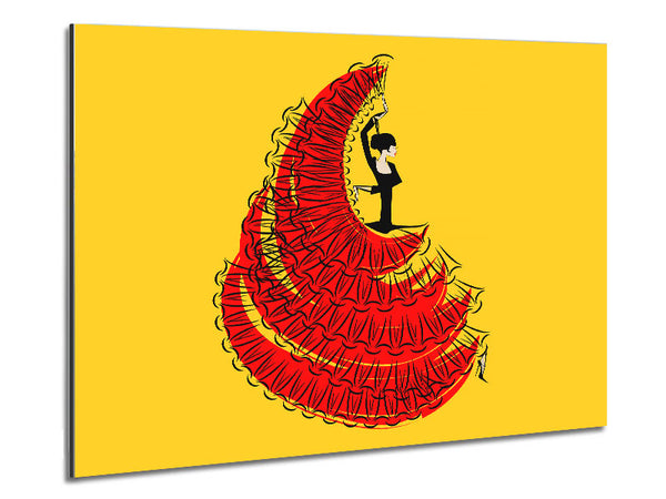 Flamenco 10 Metal Print