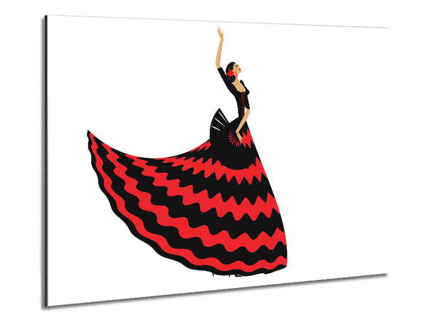 Flamenco 4 Metal Print