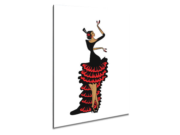 Flamenco 6 Metal Print