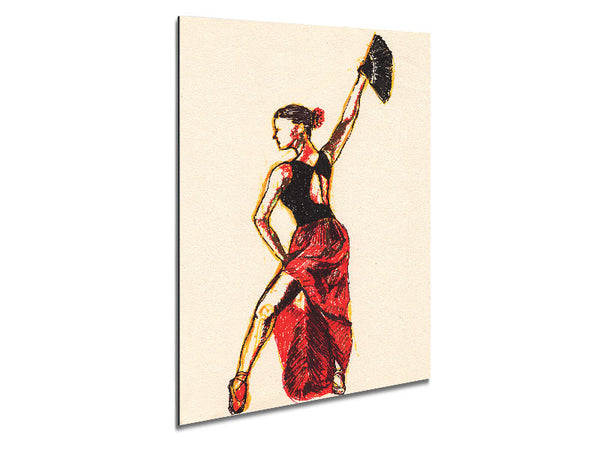 Flamenco 16 Metal Print