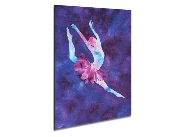 Purple Ballerina 3 Metal Print