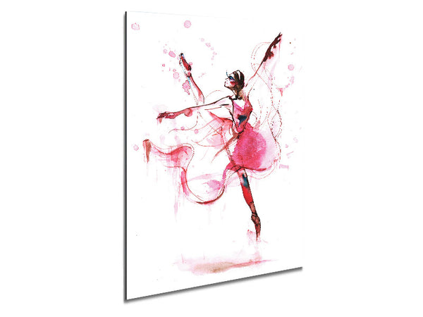 Pink Ballerina 1 Metal Print