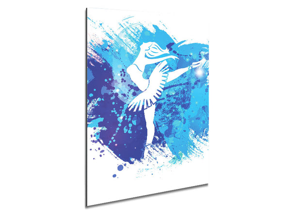 Blue Ballerina 9 Metal Print