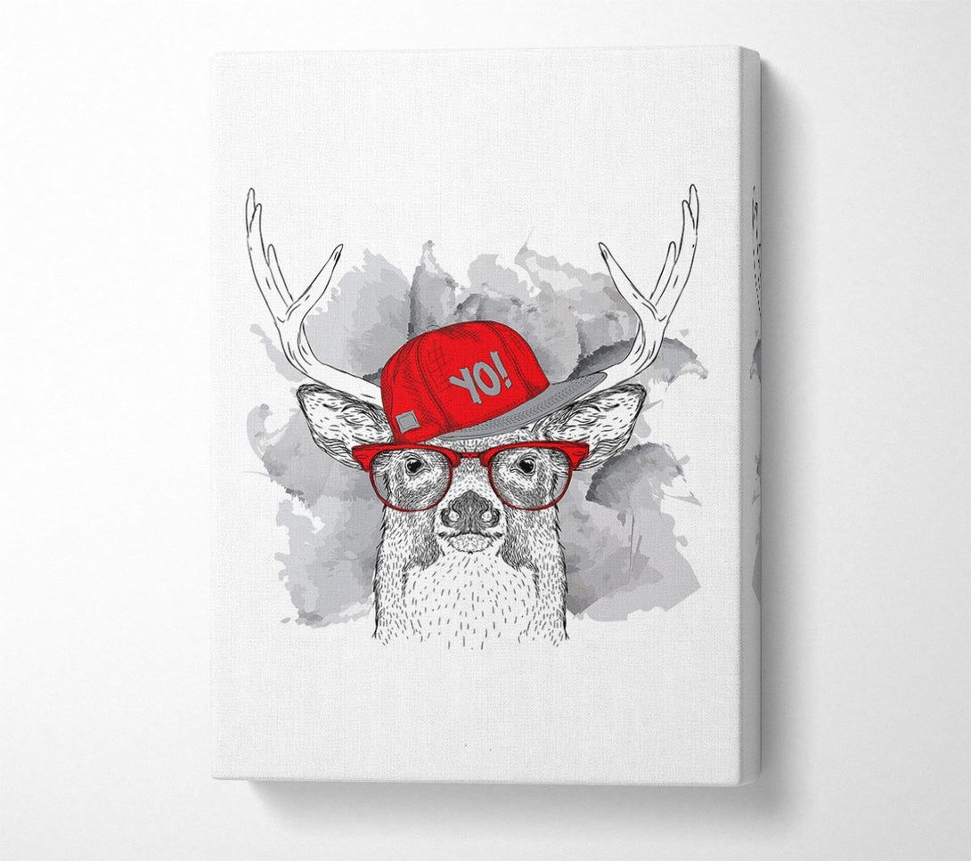  A Canvas Print of Sid The StagA Canvas Print