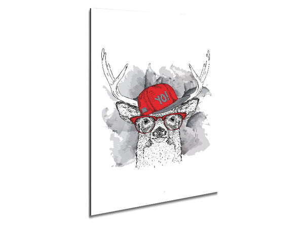 Sid The StagA Metal Print