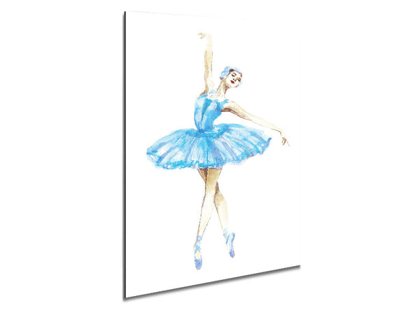 Blue Ballerina 5 Metal Print