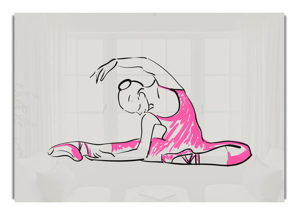 Grey Pink Ballerina 2