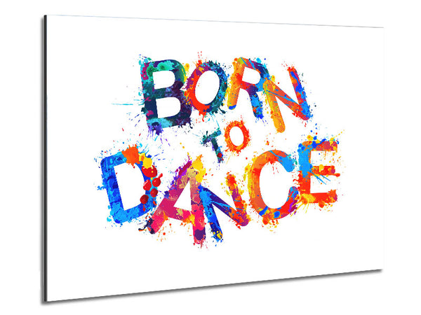 Born To Metal Print