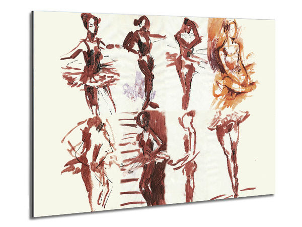 Graceful ballerina Metal Print