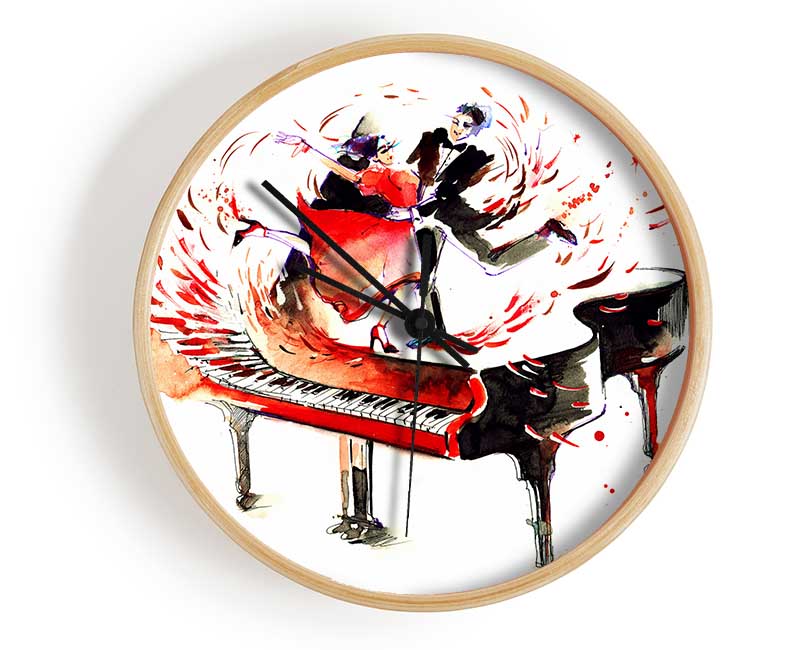 Music The Dance Of Live Clock - Wallart-Direct UK