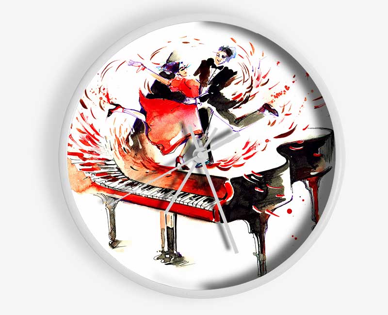 Music The Dance Of Live Clock - Wallart-Direct UK