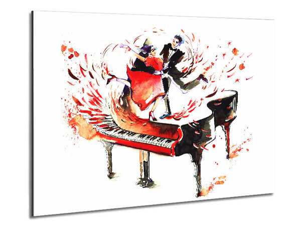 Music The Dance Of Live Metal Print