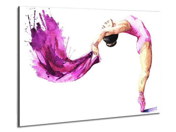 Pink Ballerina 2 Metal Print