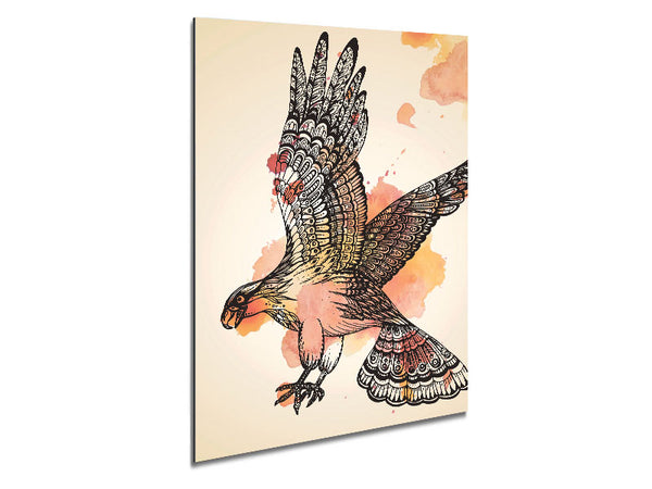 Indian Eagle Metal Print