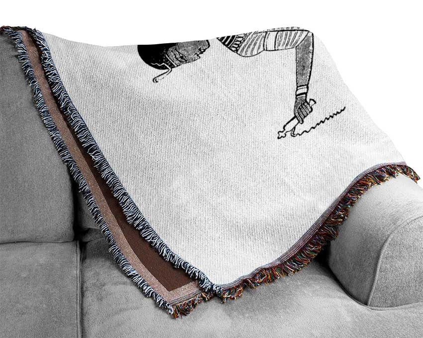 Egyptian Offering Woven Blanket