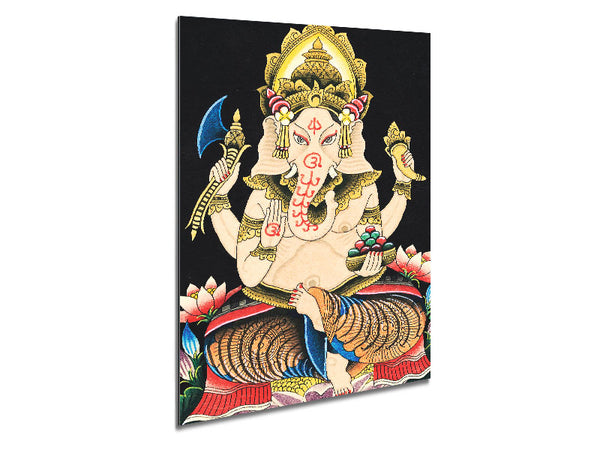 Hindu God Ganesha 2 Metal Print