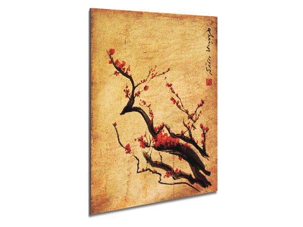 Chinese Cherry Blossom Metal Print