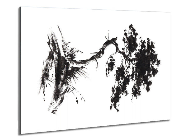 Japanese Bonsai Tree Metal Print