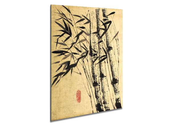 Chinese Bamboo 3 Metal Print